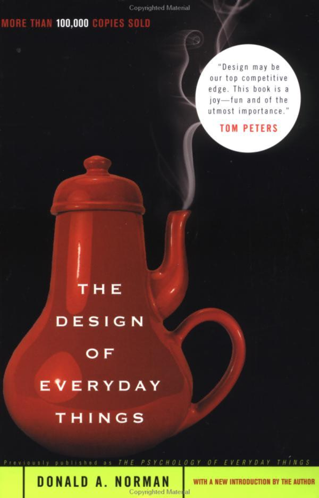 The Cover of "The Design of Everyday Things"